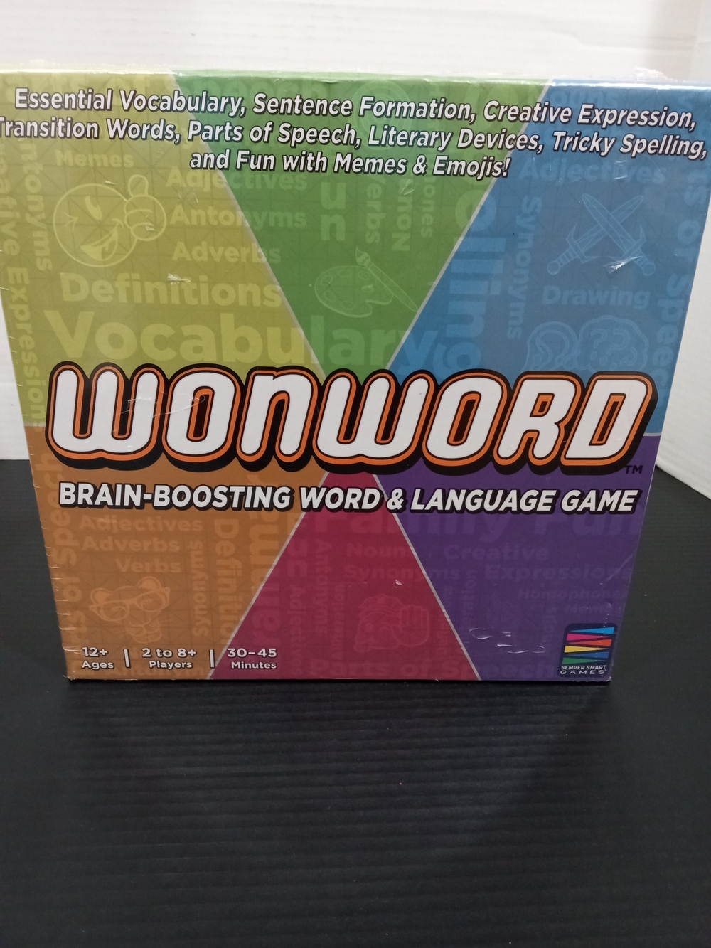 Brain-Boosting Word & Language Game - Multicolor